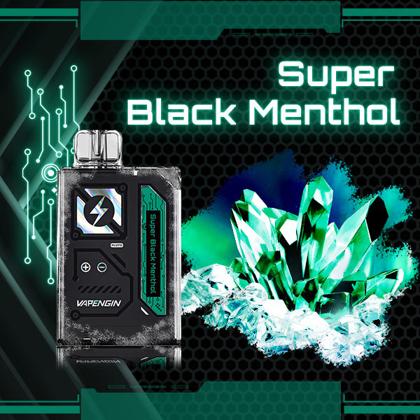 Vapengin7500 (ベイプエンジン) Super Black Menthol(スーパーブラックブラックメンソール)